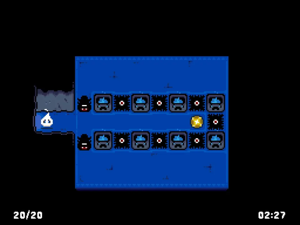 The Trial 20 boss room reached before turning back toward Trial 13