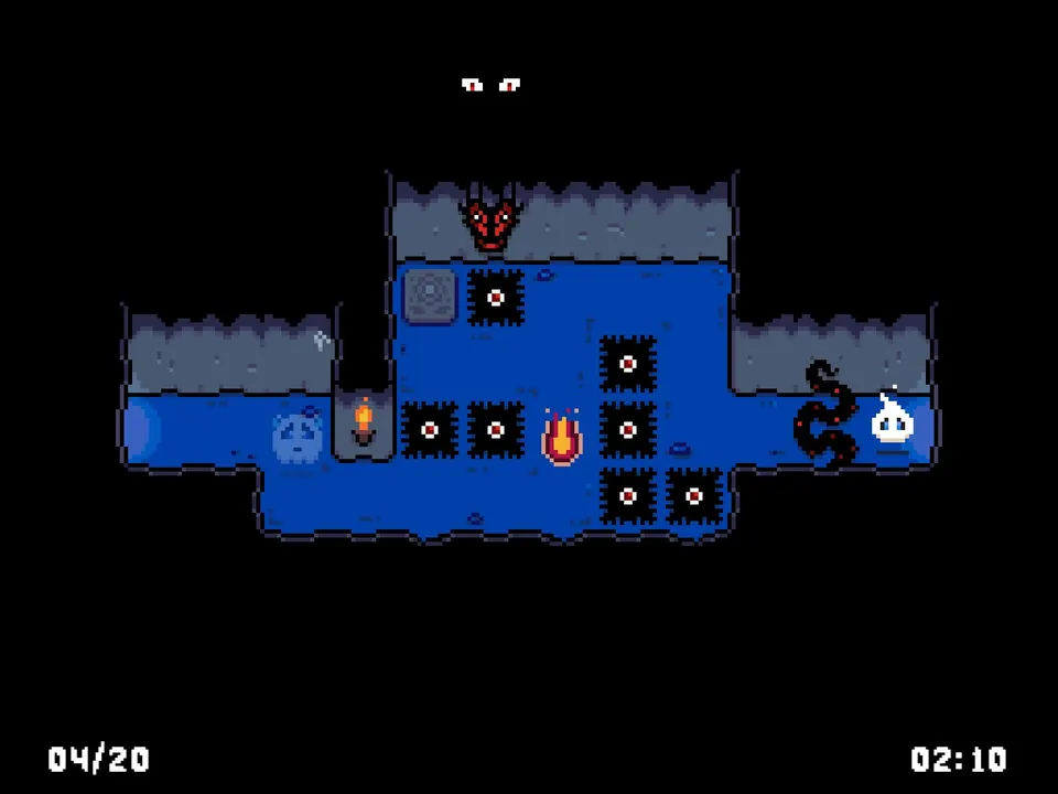 The short-lived ghost watching from above Trial 4