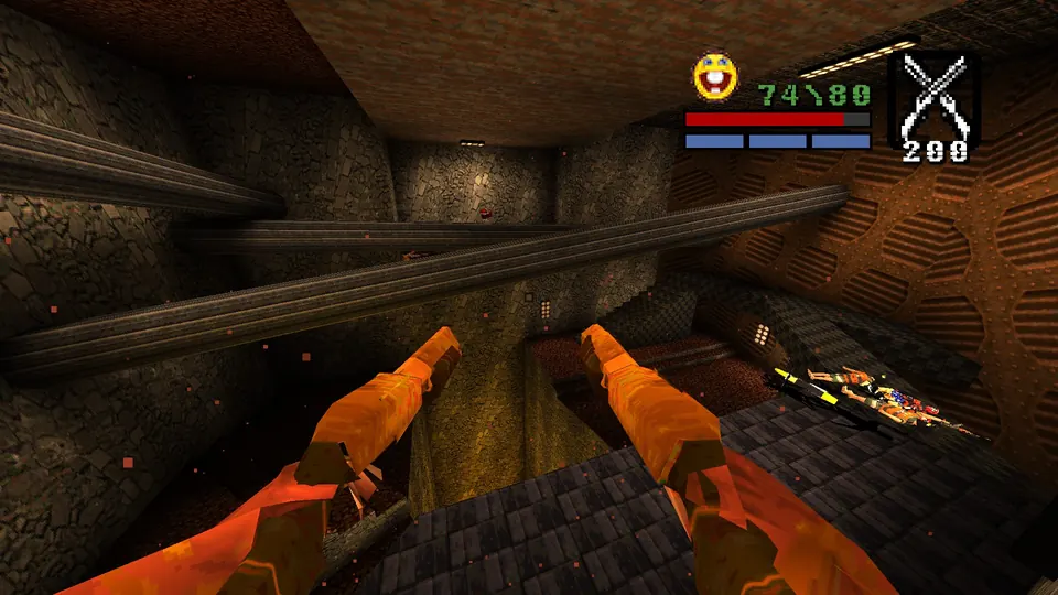 The furthest metal beam in Elevador Lacerda, with the secret armor resting on it