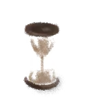 The Hourglass collectible, a wooden hourglass with sand running through it.