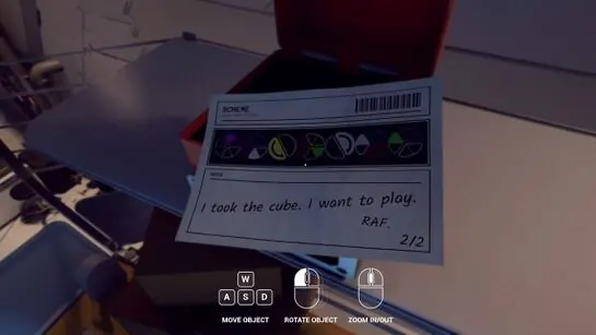 The note marked 2/2 from the Unit-01 box, with a row of pie diagrams