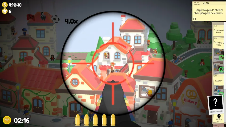 The bottle's fixed spot in the middle of Vibrant Village