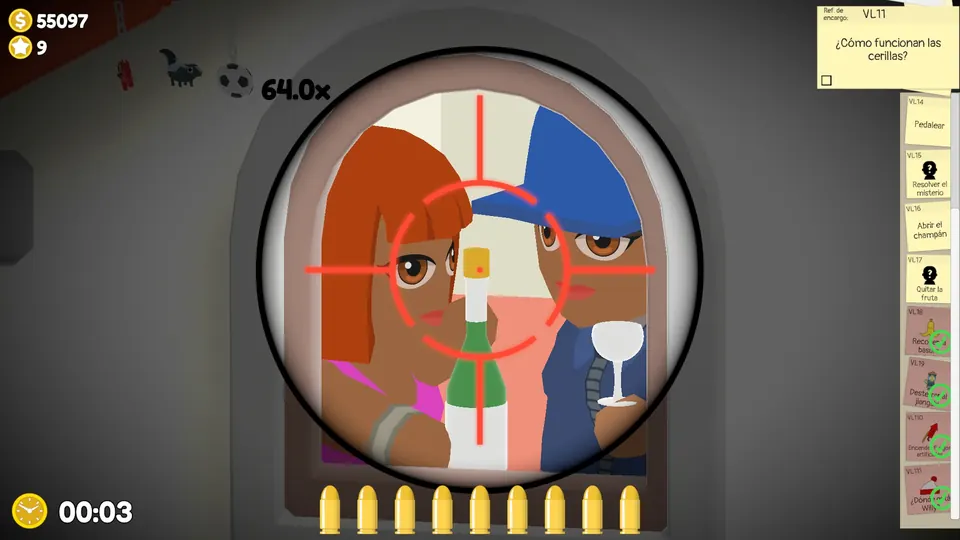 Close-up of the bottle cork to shoot