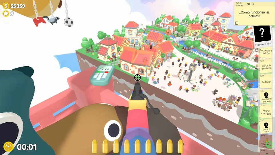 The house left of the square where the NPC holds a match