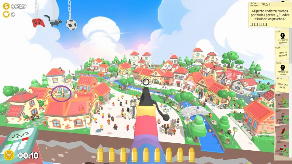 Village Day 2 find Tim: spawn spot 2 of 3, circled on the map