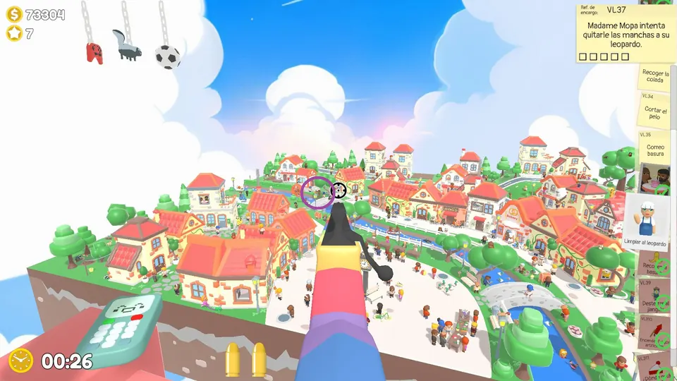 Village Day 3 leopard: spawn spot 1 of 3, circled on the map