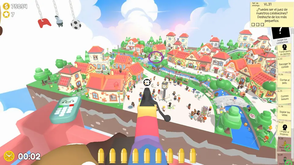 Village Day 3 haircut: spawn spot 3 of 3, circled on the map