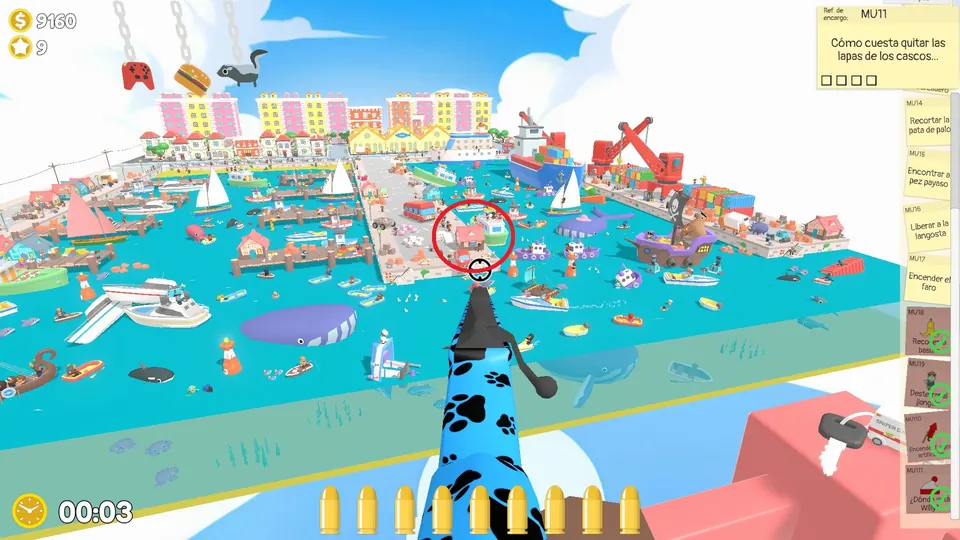 Harbour Day 1 wooden leg: spawn spot 3 of 3, circled on the map