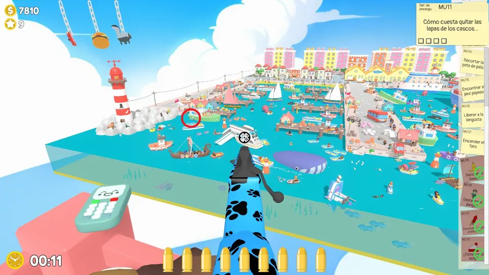 The barnacle boat's fixed spot in the harbour