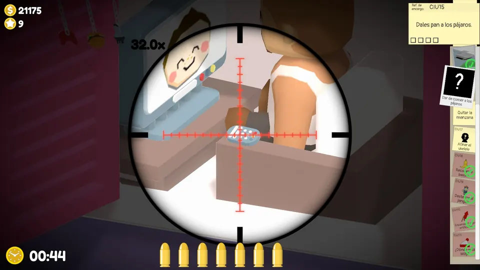 Close-up of the remote control to shoot