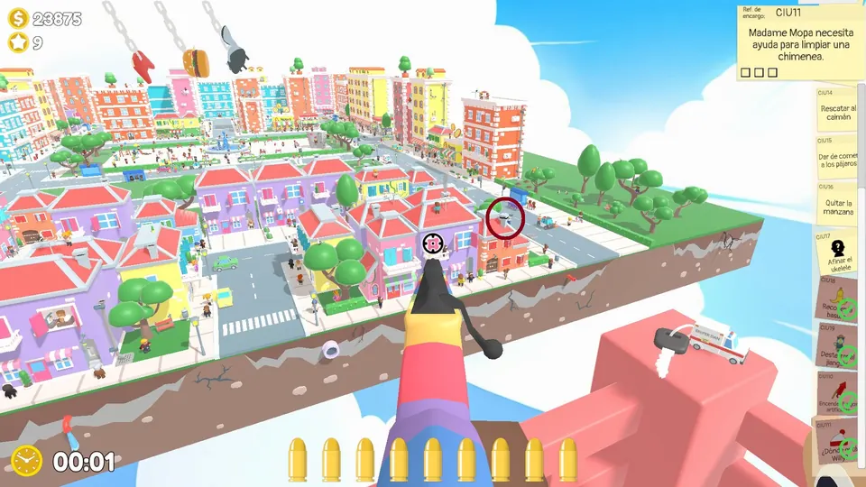 City Day 1 chimney: spawn spot 3 of 3, circled on the map