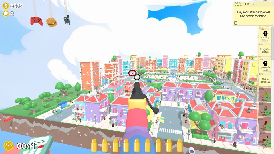 City Day 2 poop: spawn spot 1 of 3, circled on the map