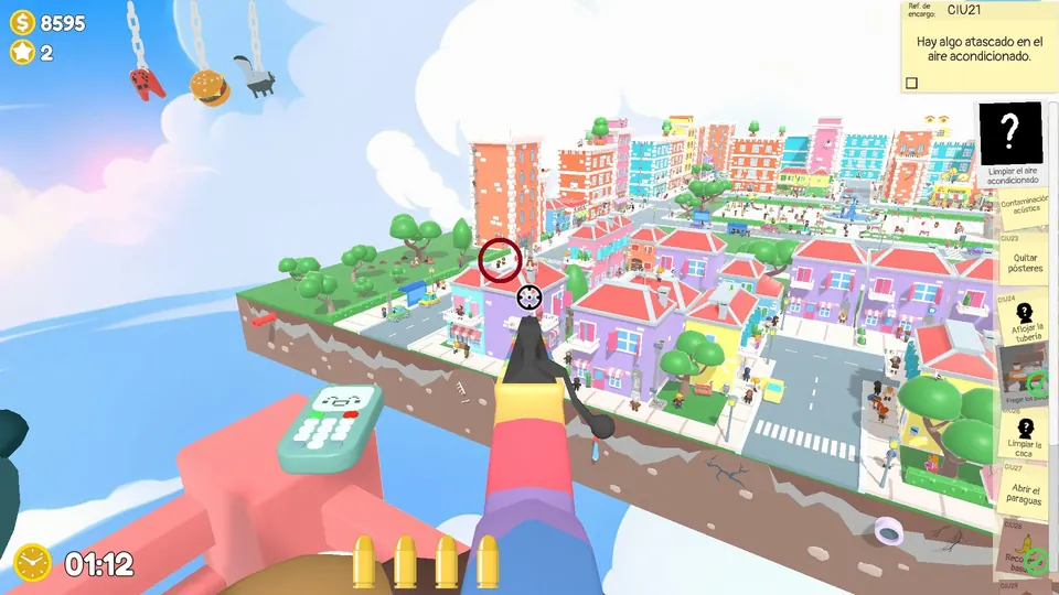 City Day 2 poop: spawn spot 3 of 3, circled on the map