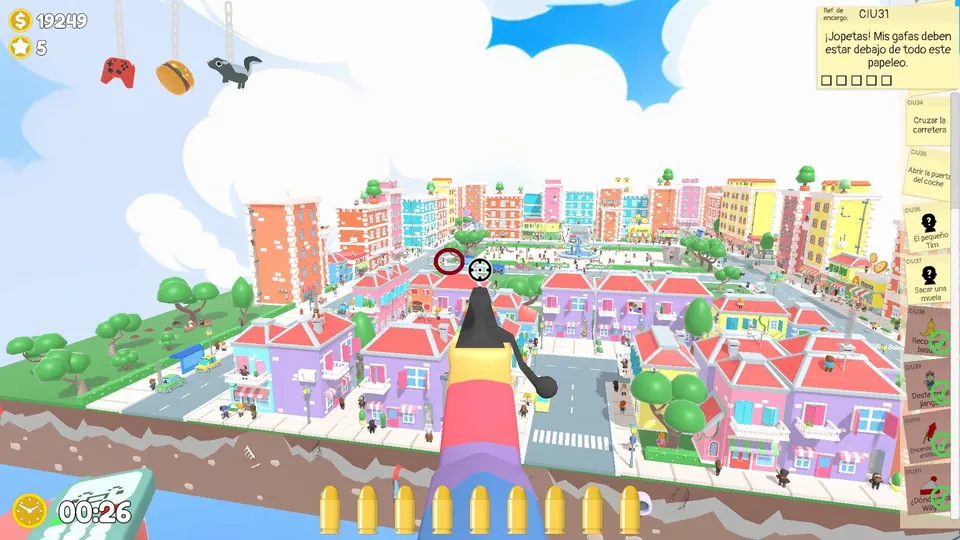 City Day 3 find Tim: spawn spot 1 of 3, circled on the map