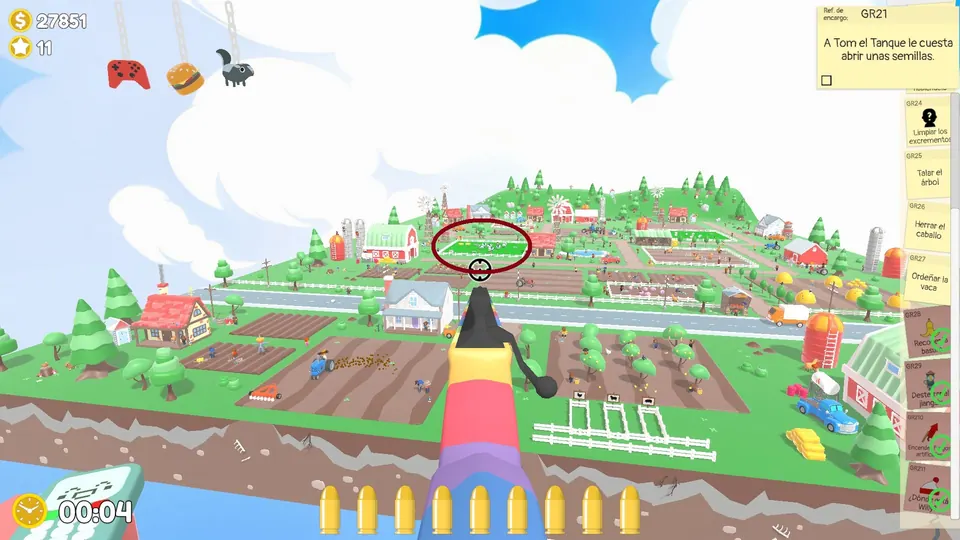 Farm Day 2 poop: spawn spot 2 of 3, circled on the map