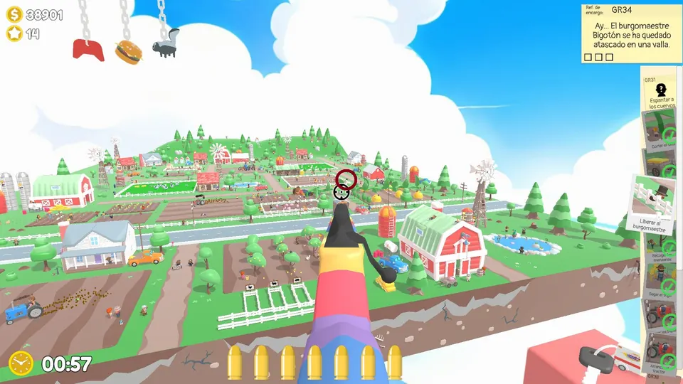 The fence NPC's fixed spot