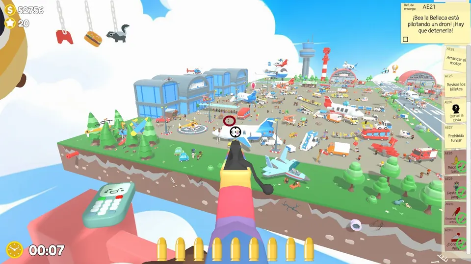 Airport Day 2 drone: spawn spot 3 of 3, circled on the map