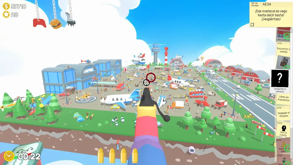 Airport Day 3 marshal: spawn spot 1 of 3, circled on the map