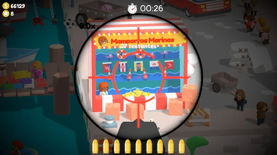 The Happy Harbour bonus level targets, ducks included