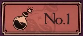 Volatile: fizzing flask stamp